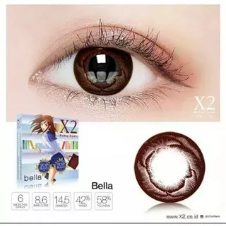 SOFTLENS X2 BELLA BABY EYES READY PLANO - 050 S/D - 600 (UNTUK MINUS BISA DITANYAKAN TERLEBIH DAHULU