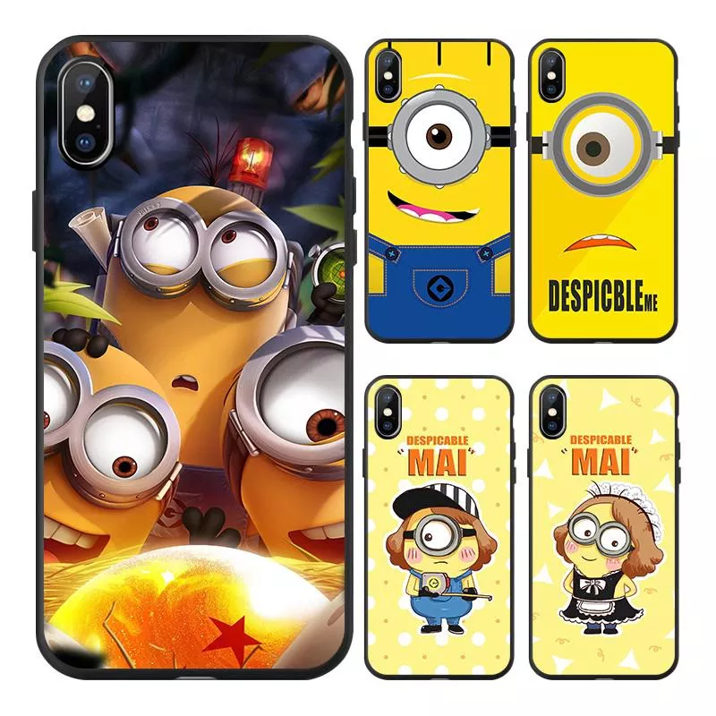 casing iPhone SE 2020 7Plus X XS XR 6 6S 11 Pro Max XSMAX 7 8 8Plus Cover Little Yellow Man Soft Case