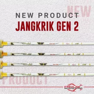 JORAN RELIX  JANGKRIK GEN 2 - 165 CM 180 CM 14 LBS SAMPAI 20 LBS GEN 1 DAN GEN 2 JUGA  UJUNG /TOP SECTIAN JORAN JANGKRIK ADA