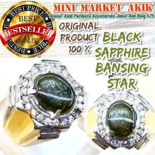 BATU CINCIN BLACK SAPPHIRE STAR THAILAND