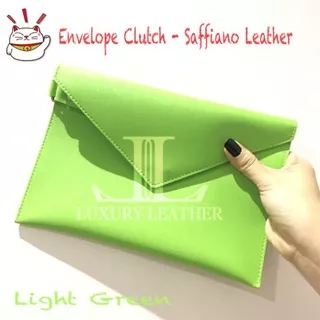 ENVELOPE CLUTCH - SAFFIANO LEATHER PREMIUM / BAG CLUTCH