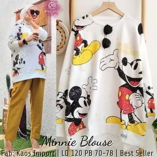 Blouse Wanita Terbaru 2021 / Minnie Top Blouse By Masilca / Baju Atasan Wanita Import