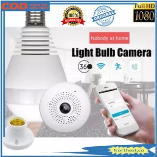 Cctv lampu bohlam IP Camera V380 Kamera CCTV 360 View Wifi cctv wireless / cctv bola lampu CCTV Wifi IP Kamera