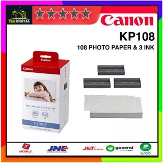 Paper RP 108 Tinta Paper Canon Selphy CP820 CP910 CP1000 CP1200 CP1300 - Paper canon selphy kp108