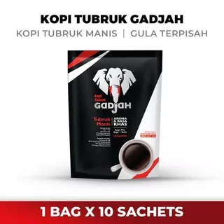 Kopi Tubruk Gadjah Tubruk Manis isi 10 Sachet