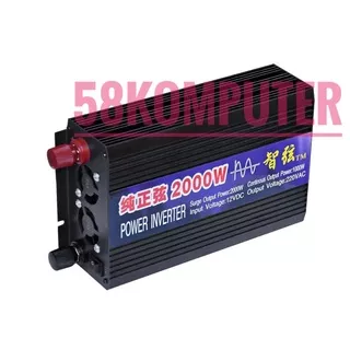 Power Inverter Pure Sine Wave PSW DC 12V/24V To AC 220V 2000W