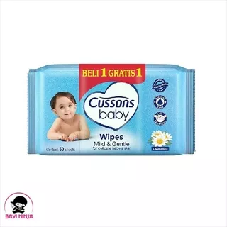 CUSSONS BABY Wipes Mild Gentle 50 s