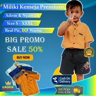 Baju Atasan Kemeja Kameja Kmeja Krmja Hem Hitam Item Htam Polos Couple Anak Kids Sd Laki Laki Pria Cowok Cowo Cwo Hitam Lengan Pendek Fashion Baju Polos Umur 7 8 9 10 11 12 Tahun Th Terbaru Kekinian Distro Premium Keren Hurley Original