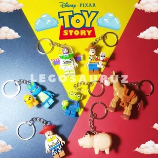 GANTUNGAN KUNCI LEGO TOY STORY / LEGO KEYCHAIN MINIFIGURE TOY STORY /  BUZZ LIGHTYEAR WOODY JESSIE BULLSEYE HAMM ALIEN BO PEEP GABBY GABBY LOTSO REX DUKE KABOOM MR POTATOHEAD