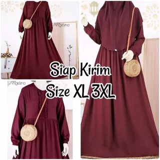 ?SIAP KIRIM Atelier Angelina April 2022 | XL 2XL 3XLBella Diana Sarah Dress Smiley Midnight Dried Basil Laurel Black Maroon Shrubs Bukan Little Ditsy Nightgown xoxo burgundy inca basic maroon smiley choco mixed floral blackpink spades Spring Black