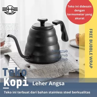 Teko Kopi Leher Angsa Pour Over Teko Kopi  Stainless Coffee Maker Pot Teko Kopi Dengan Termometer