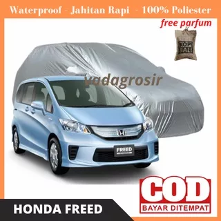 Honda Freed Cover Mobil Honda Freed Jahitan Rapi Cover Mobil R0A4 Selimut Penutup Body Mobil Bahan Poliester Awet Bisa COD Press Body Mobil Murah Tahan Air Free Parfum Kopi Premium Merk ONE WAY Cover Outdoor Waterproof