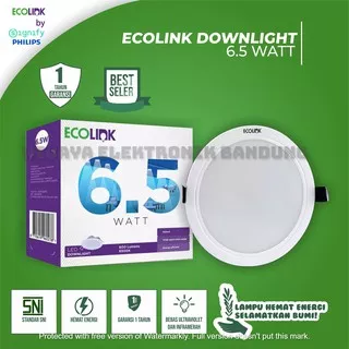 Ecolink By Philips Lampu DownLight LED 6.5 Watt