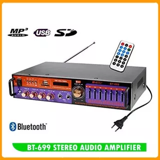 POWER AMPLIFIER FLECO BT-669/ Amplifier Bluetooth BT 669/ Power Amplifier Karaoke BT 669 Ampli fleco kualitas terbaik