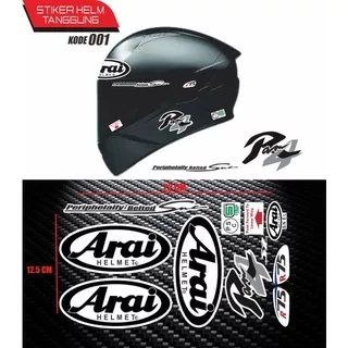 STIKER HELM SHOEI ARAI RV ARAI R4