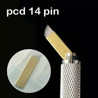 microblading blade / pisau sulam alis PCD 14 Pin