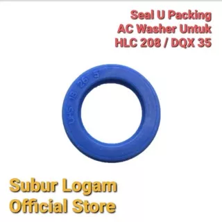 Seal Karet U Packing Untuk Mesin Cuci AC HLC 208 / DQX 35 H&L Modern