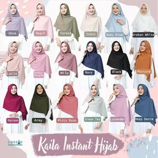 Kila Hijab Instan ORI by Cassie / Kerudung Hijab Semi Instan