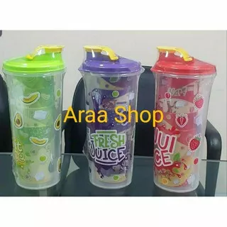 BIGGY Cluny Set 5pcs (1pcs Botol Minum + 4pcs Gelas) Tempat Minum Kulkas Botol Minum Set Gelas BIGGY