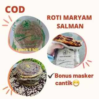 ROTI MARYAM SALMAN RASA COKLAT KACANG ISI 5 ROTI MARYAM ROTI STASIUN ROTI MARYAM ORIGINAL COKLAT