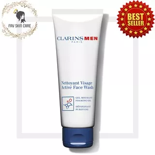 CLARINS Men Active Face Wash (125ml). Product Counter Rp 430.000