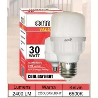 Lampu LED Tabung Murah Kapsul PIOLINE  / OMI 30 w 30 watt Putih LED T Bulb 30w 30watt