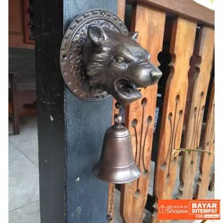Bel Pintu Macan / Brass Doorbell - Bel Pintu Antik Termurah