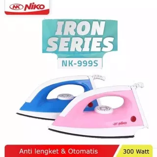 NIKO Setrika Listrik Niko NK 999S Dry Iron | Setrika Anti Lengket Hemat Listrik | setrika