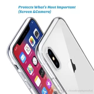 Softcase Bening iPhone 5 5G 5S/ 6 6G 6S /6+ 6S+/7 7G/ 8 8G / 7+ / 8+ SE-2020 SE 2022 SE 2015/2016 Soft Case CLEAR Case HD TPU TRANSPARAN 2.0 MM Bahan TEBAL/Glossy Plus S G