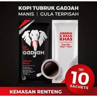 Kopi Tubruk Gadjah / Kopi Gajah / Kopi Gadjah / Kopi Tubruk / Kopi + Gula / Kopi Tubruk Manis