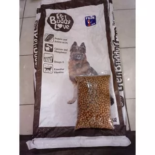 Pet Buddy Love Beef 500gram - Makanan Anjing - Dog Food