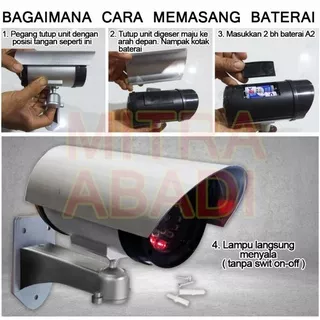 OUTDOOR Dummy Fake Security Camera CCTV / Fake CCTV Camera Security BARU MASUk