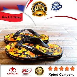 Sendal Anak Terlaris Sandal Jepit Swallow Army Kids Motif Army Anak Ukuran 7.5 Promo Sandal Anak