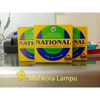 ISOLASI LISTRIK  NASIONAL VINYL ELECTRICAL TAPE