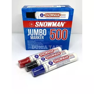 Spidol snowman jumbo marker 500 - Hitam
