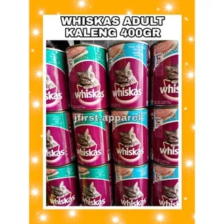 WHISKAS ADULT KALENG 400GR | MAKANAN BASAH WHISKAS KALENG