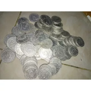 Koin 5 Rupiah KB Besar Aluminium Used bagus Rp1400 per keping (minim 5 keping)