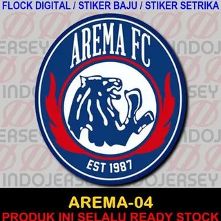 Open Ds Patch Flock Setrika - Logo Indonesia - Arema Malang 04 - Flock Standard