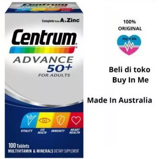 Centrum Advance 50+ 100 Tablets - Centrum Advance 100 Tablets