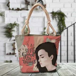 TOTEBAG / TOTEBAG TALI SUMBU/ TOTEBAG CANVAS/ TOTEBAG FULL PRINTING LUKIS/TOTEBAG SUBLIMASI