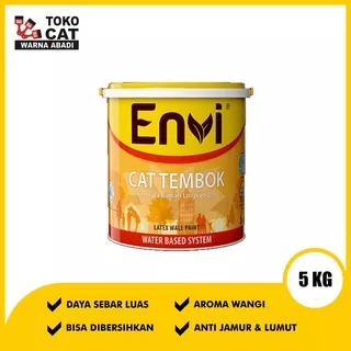 CAT TEMBOK ENVI 5 KG MIXING WARNA 80699 VERTE