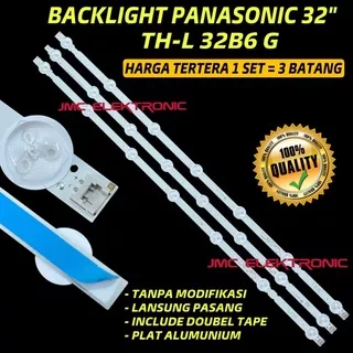 BACKLIGHT TV LED PANASONIC 32 INCH TH-L32B6G TH L 32B6G LAMPU BL 32 INC 7.8.7K 3V