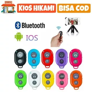 Tomsis Bluetooth Remote Shutter Android / iOS iPhone Tombol Selfie Murah