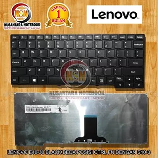 Keyboard Laptop Lenovo E10-30 Beda Posisi CTRL DAN FN Dengan S10-3
