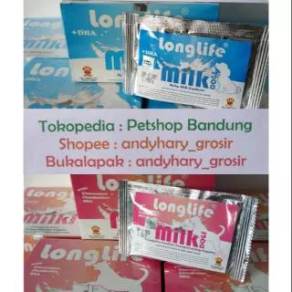 Long Life Dog 20 gram Dog`s Milk Longlife Susu Anjing 20gr