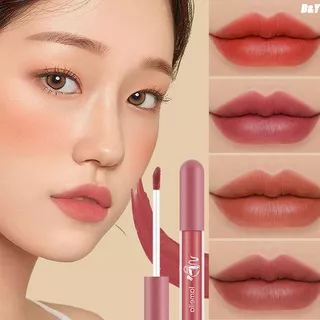 LAMEILA Velvet Matte Nude Liquid Lipstick Waterproof Long Lasting Lip Tint Korea Natural Lipstick Gincu Murah Korea Lipstik Murah Gincu Tahan Lama Red Lipstick Liptint Murah Kosmetik Murah Pink Lipstick Mekap Murah