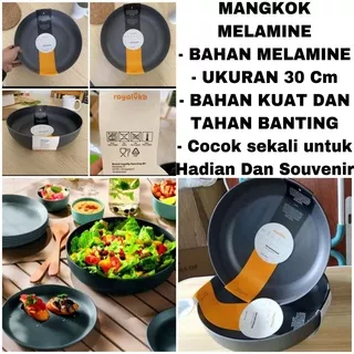 Mangkok Royal VKB 30 CM ( 1pcs ) / Mangkok Besar Melamin Free Packing Bubble VD