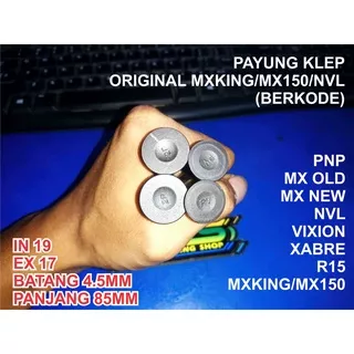 KLEP MX KING NVL ORIGINAL YGP PAYUNG KLEP VIXION MX R15 MX KING BERKODE 2P PV ORIGINAL YGP