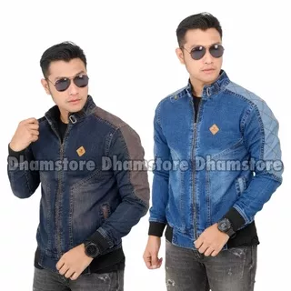 Jaket jeans the berry Jaket denim Jaket pria logo kerah