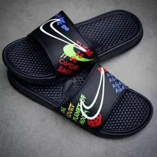 Nike Benassi Slide x Planet Of Hoops 100% Original - Sandal Slide Original - Sandal Nike Original